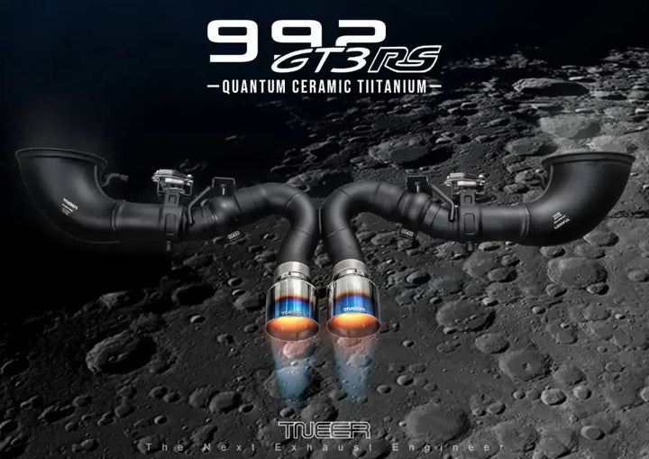 TNEER PORSCHE 992 GT3 QUANTUM CERAMIC TIITANIUM EXHAUST SYSTEM