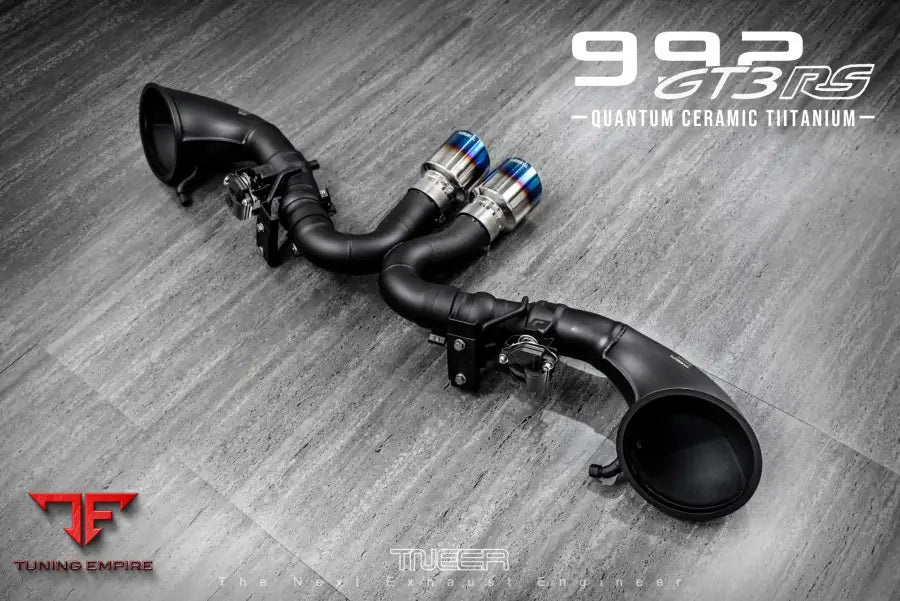 TNEER PORSCHE 992 GT3 RS QUANTUM CERAMIC TITANIUM DOWNPIPE