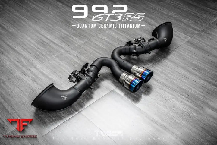 TNEER PORSCHE 992 GT3 RS QUANTUM CERAMIC TITANIUM DOWNPIPE