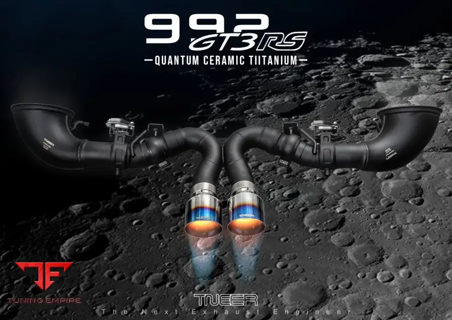 TNEER PORSCHE 992 GT3 RS QUANTUM CERAMIC TITANIUM DOWNPIPE