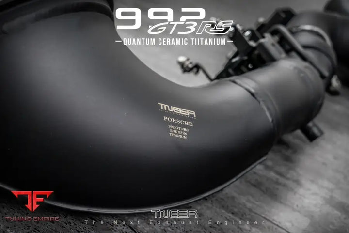 TNEER PORSCHE 992 GT3 RS QUANTUM CERAMIC TITANIUM DOWNPIPE