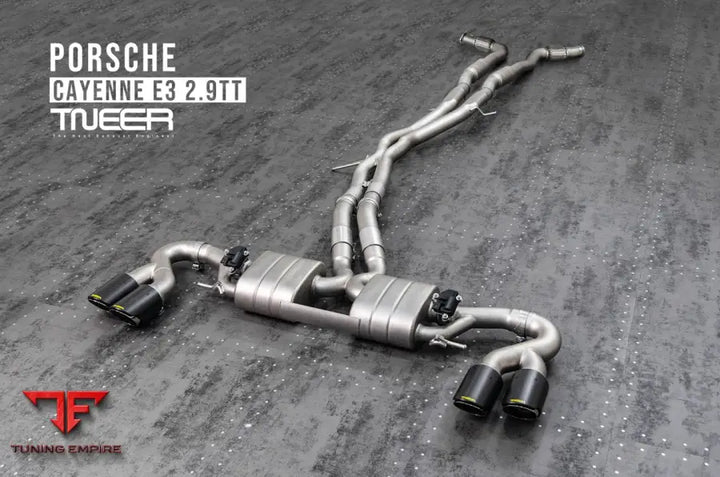 TNEER Porsche Cayenne S Coupe E3 exhaust system
