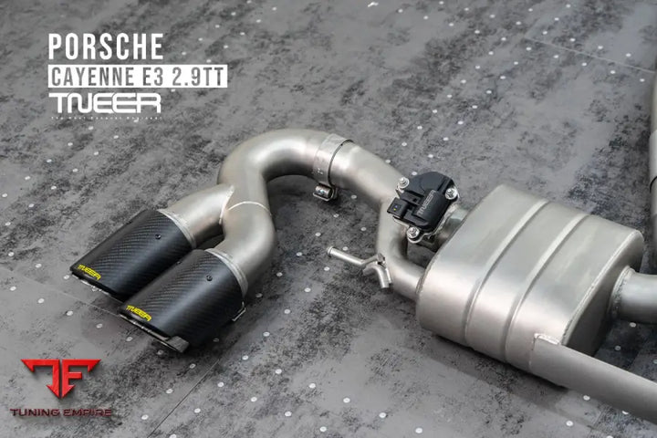TNEER Cayenne S E3 tailpipes