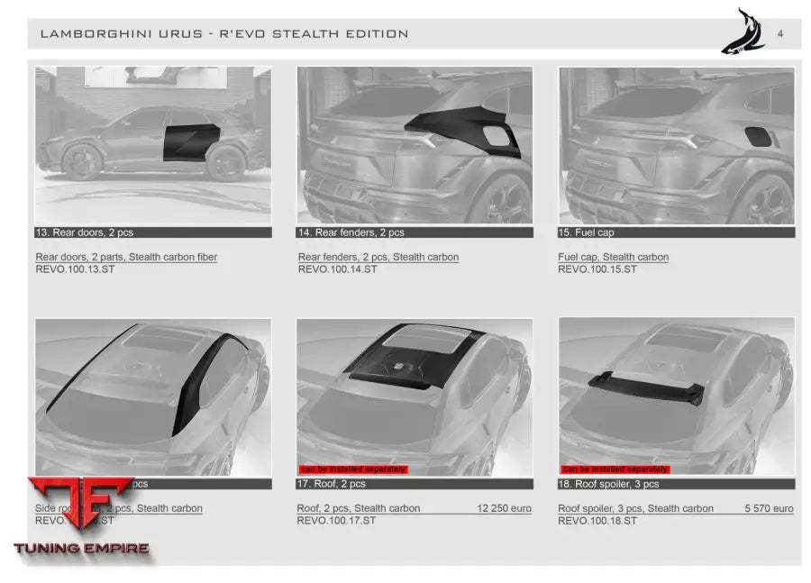 Top Car Lamborghini Urus R’evo - Stealth Edition