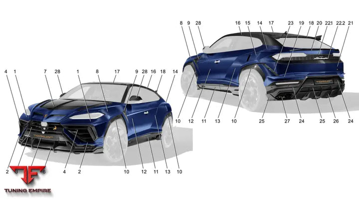 Lamborghini Urus SE R'Evo Carbon Edition by TOP CAR