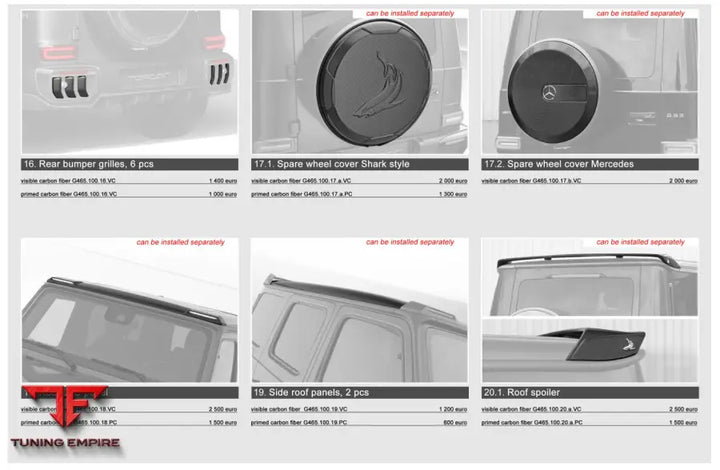 TOP CAR MERCEDES G CLASS (W465) 2025 INFERNO