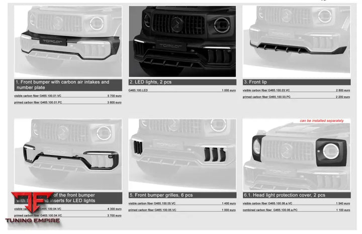 TOP CAR MERCEDES G CLASS (W465) 2025 INFERNO