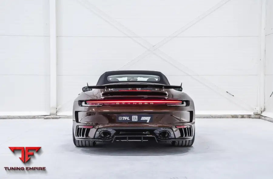 Top Car Porsche 992 Cabriolet Stinger Gtr - Carbon Edition