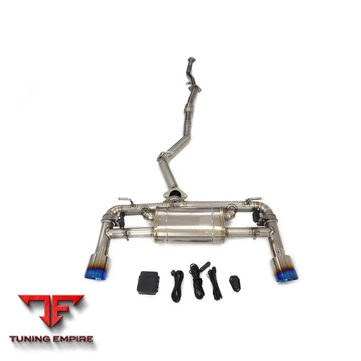 TOYOTA 86 2.0L TITANIUM CATBACK RAZOR EXHAUST WITH MUFFLER VALVE