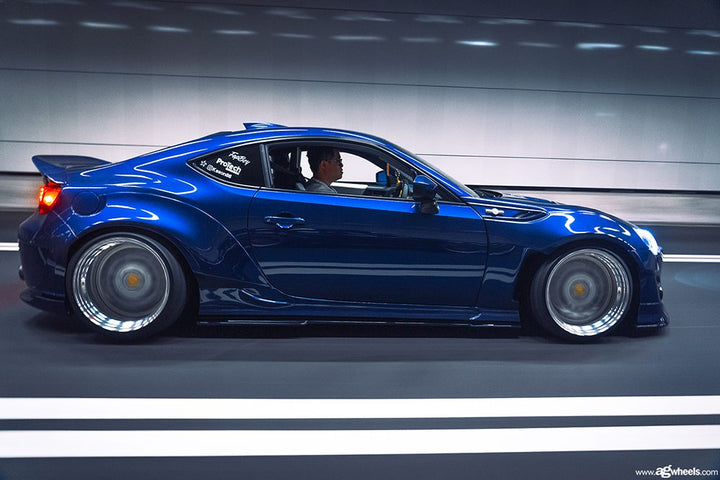 TOYOTA 86 on custom forged wheels