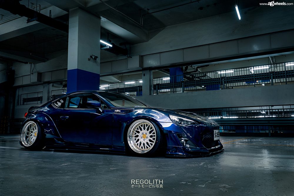 TOYOTA 86 on custom forged wheels