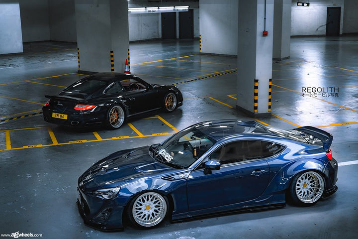 TOYOTA 86 on custom forged wheels