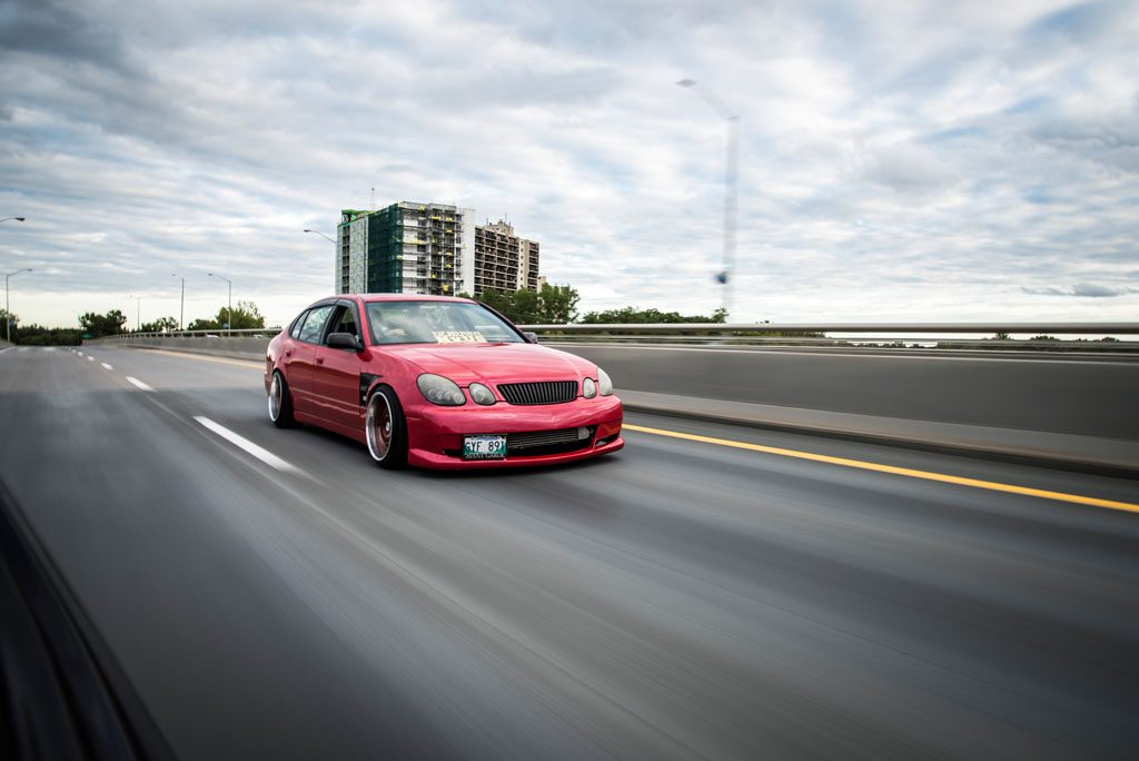TOYOTA ARISTO on custom forged wheels