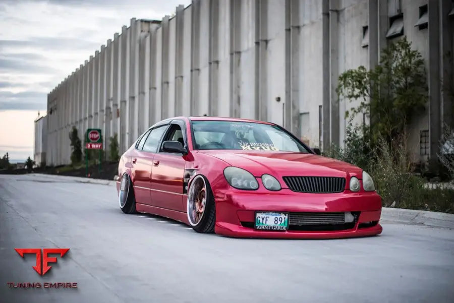TOYOTA ARISTO on custom forged wheels