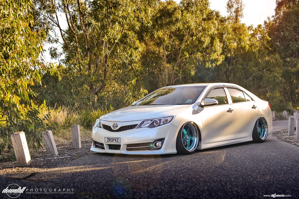 TOYOTA CAMRY on custom forged wheels