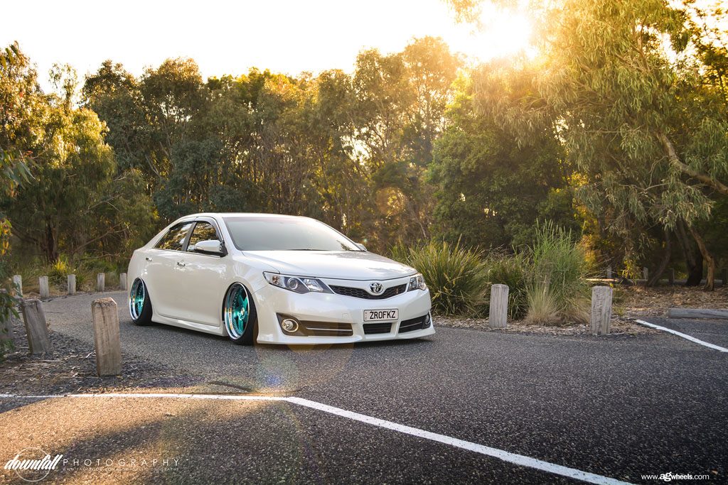 TOYOTA CAMRY on custom forged wheels