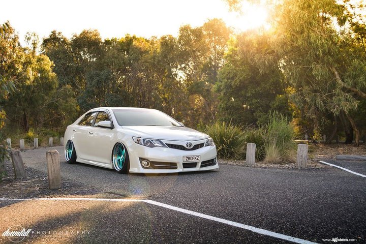 TOYOTA CAMRY on custom forged wheels