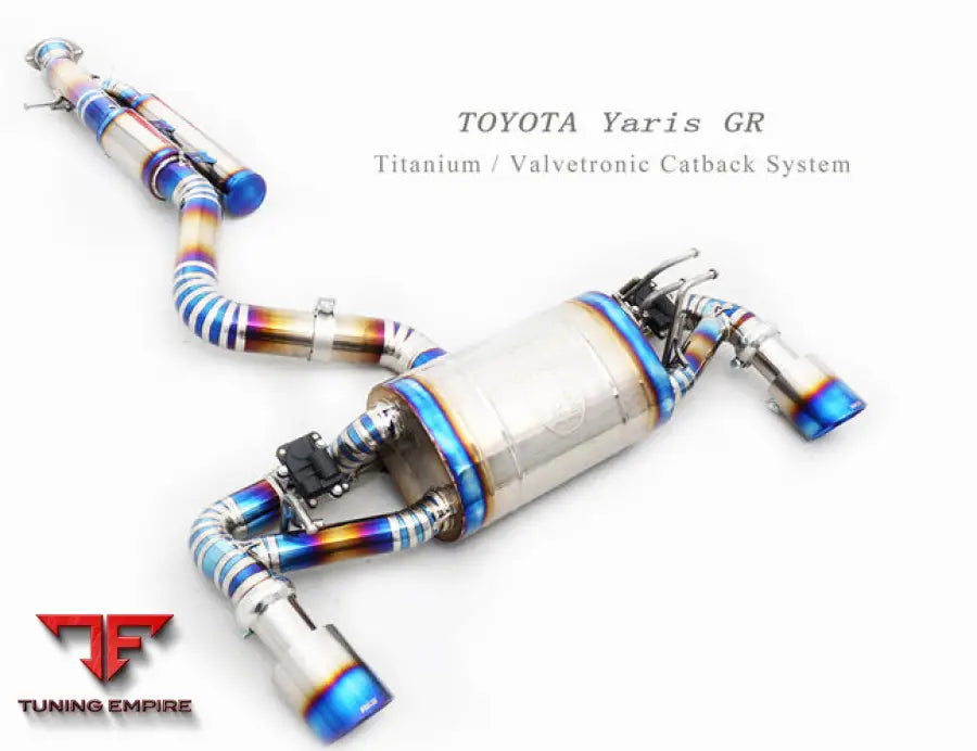 TOYOTA GR YARIS TITANIUM VALVETRONIC EXHAUST SYSTEM