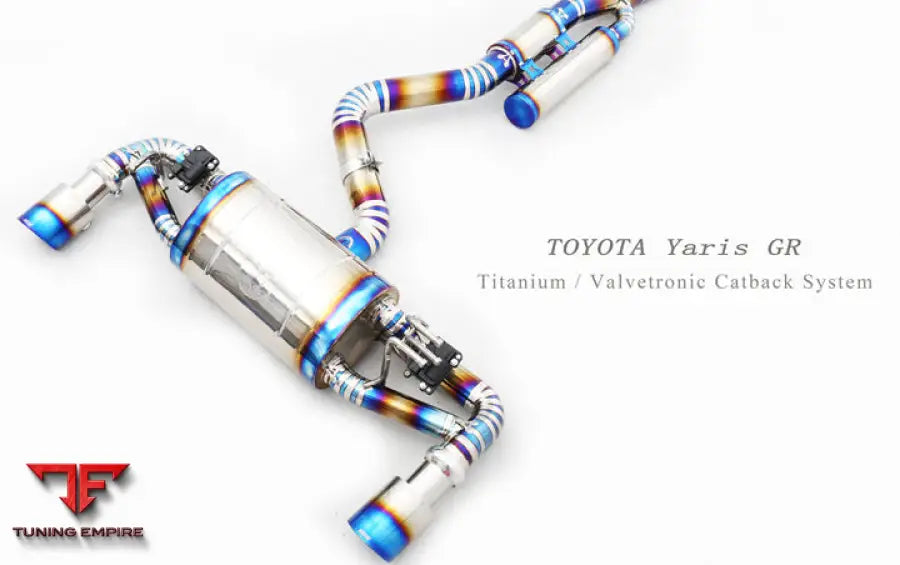 TOYOTA GR YARIS TITANIUM VALVETRONIC EXHAUST SYSTEM