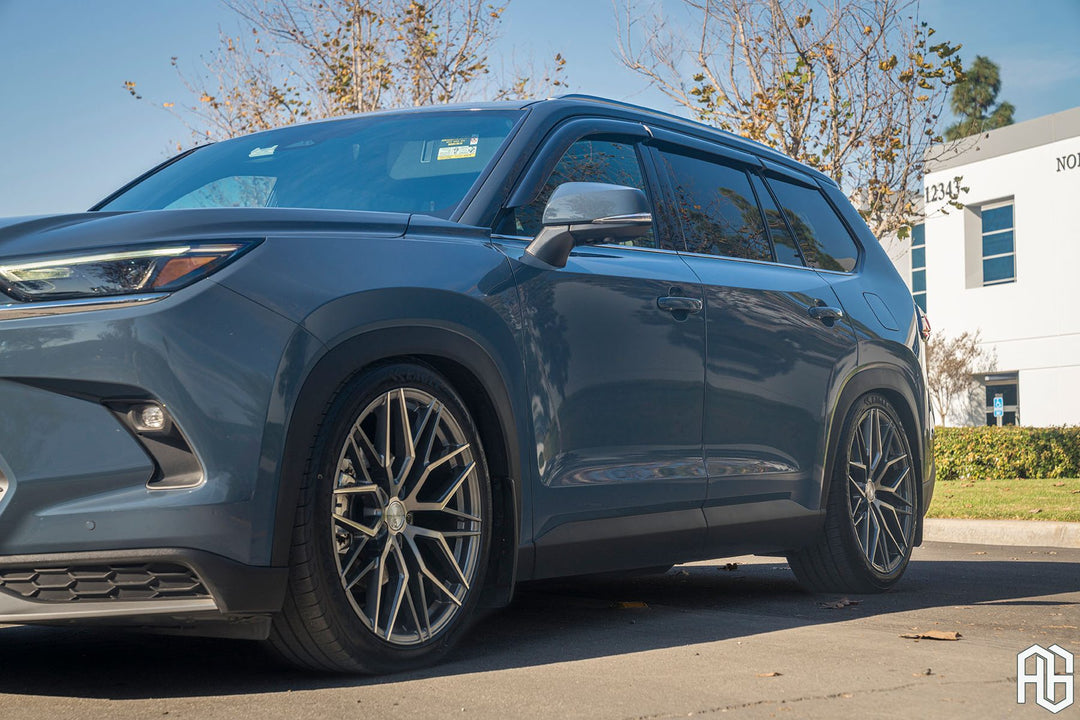 TOYOTA GRAND HIGHLANDER on custom forged wheels