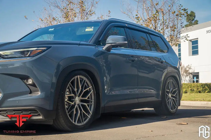 TOYOTA GRAND HIGHLANDER on custom forged wheels