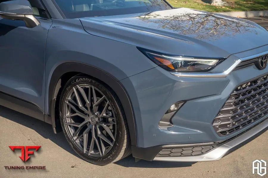 TOYOTA GRAND HIGHLANDER on custom forged wheels