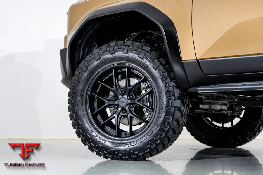 TOYOTA LAND CRUISER 250 YELLOW BODY KIT WITH WHEELS