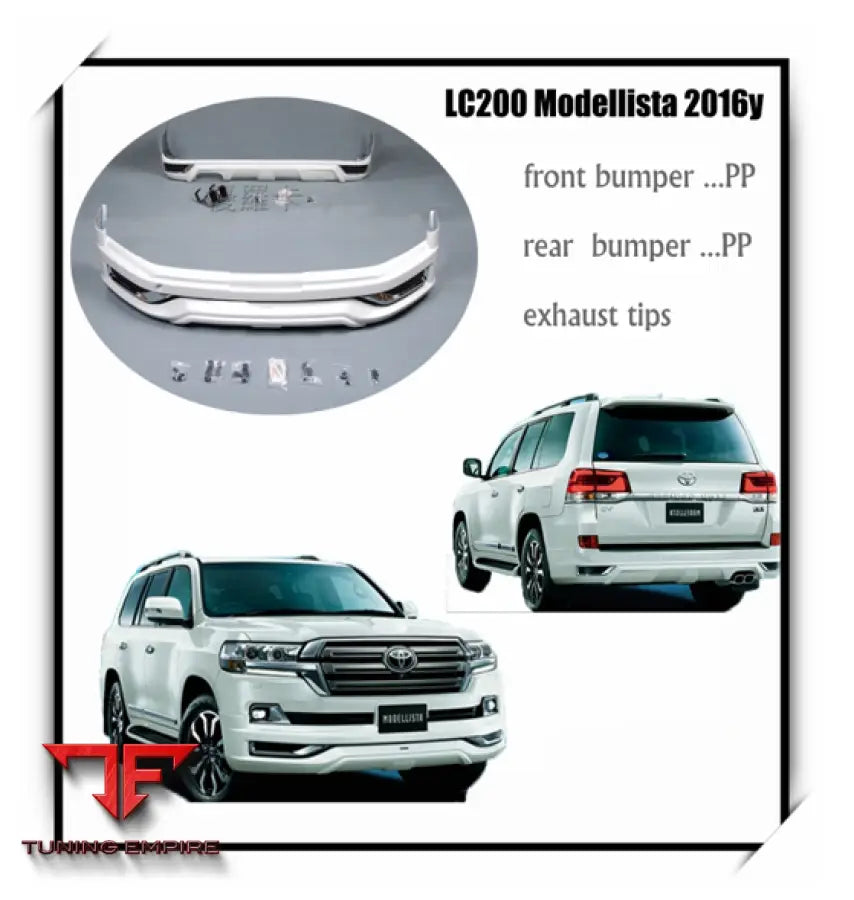 TOYOTA LAND CRUISER LC200 MODELLISTA STYLE BODY KIT 2016Y