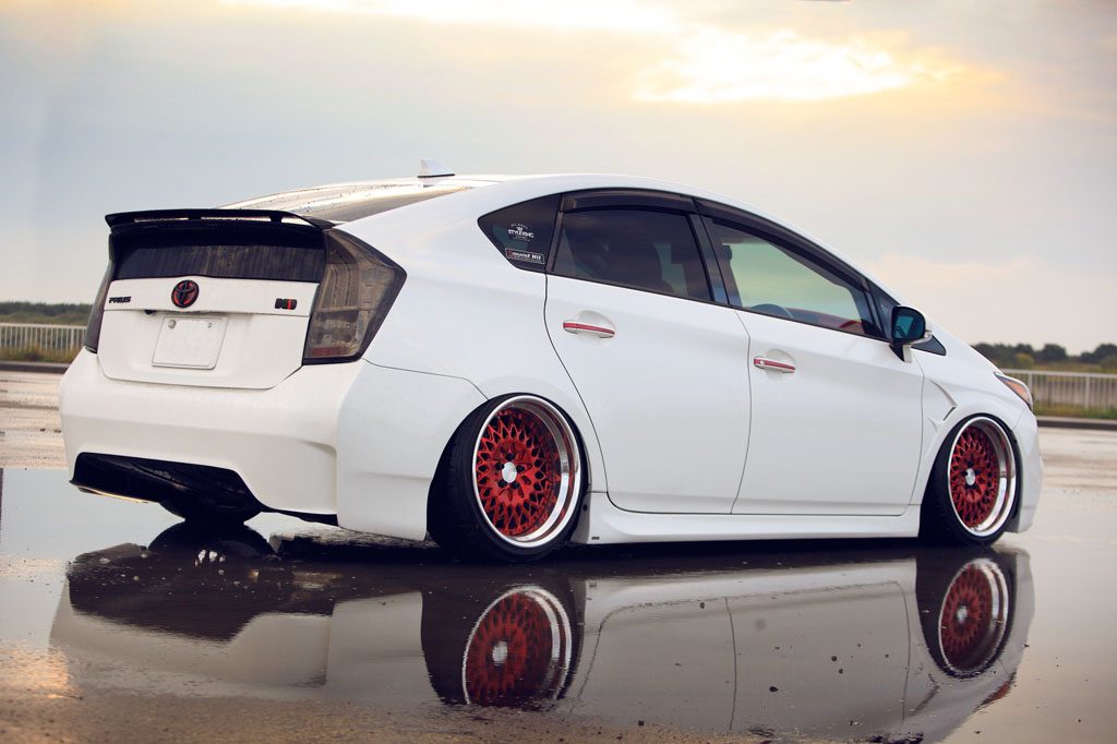 TOYOTA PRIUS on custom forged wheels