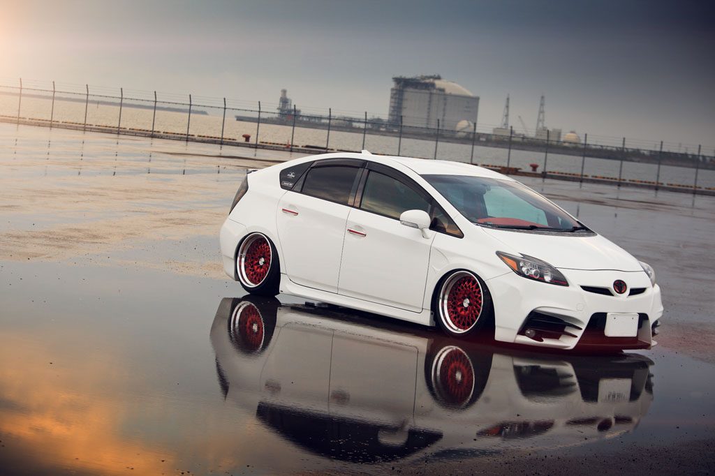 TOYOTA PRIUS on custom forged wheels