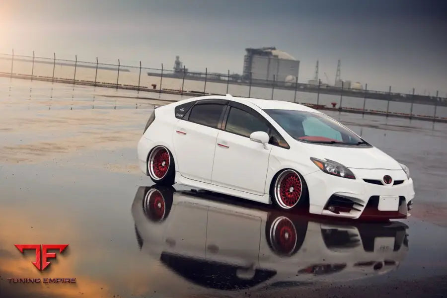 TOYOTA PRIUS on custom forged wheels