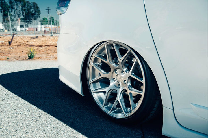 TOYOTA SIENNA on custom forged wheels