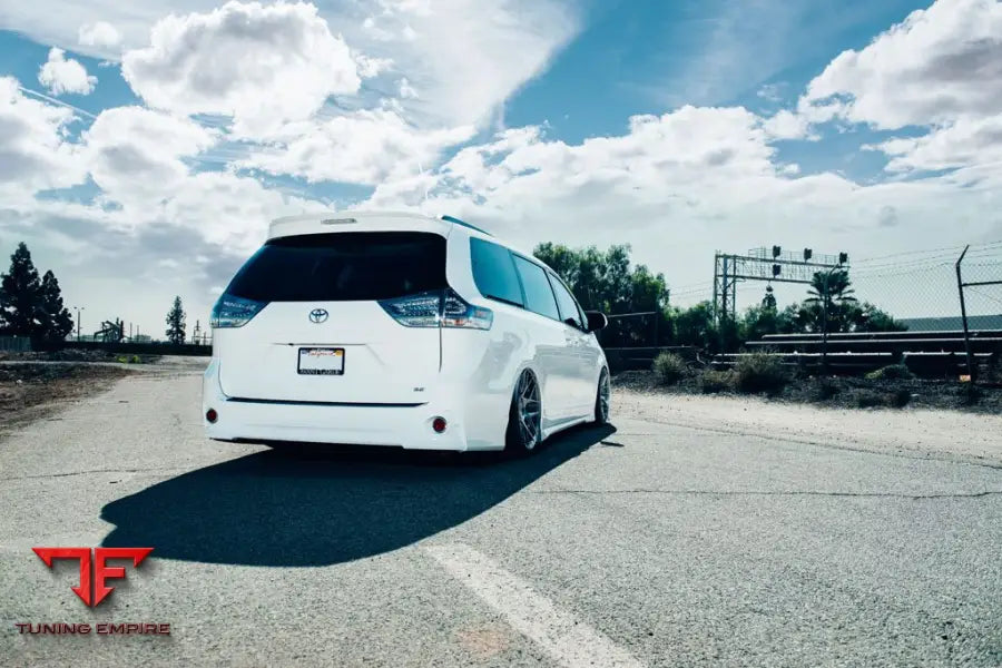 TOYOTA SIENNA on custom forged wheels