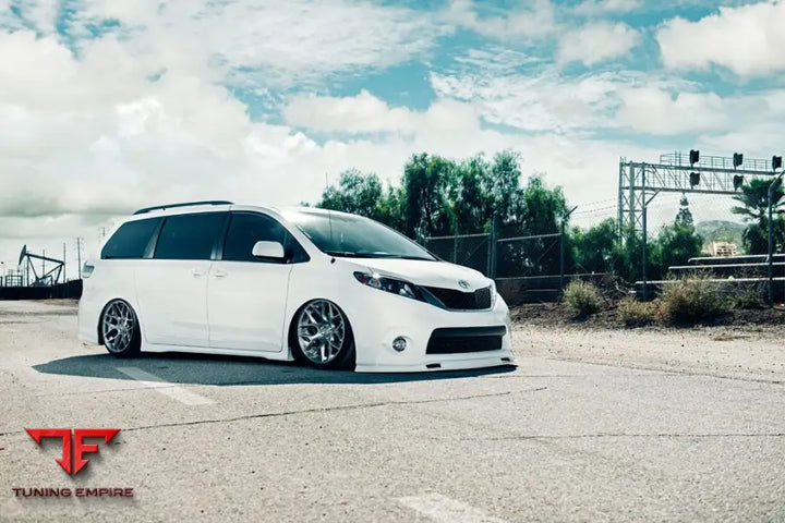 TOYOTA SIENNA on custom forged wheels