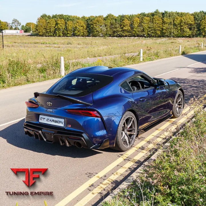 TOYOTA SUPRA 2019+ A90 CARBON FIBRE DIFFUSER ADD ON - CT CARBON