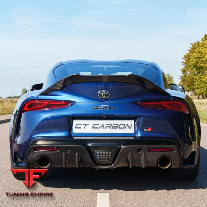 TOYOTA SUPRA 2019+ A90 CARBON FIBRE DIFFUSER ADD ON - CT CARBON