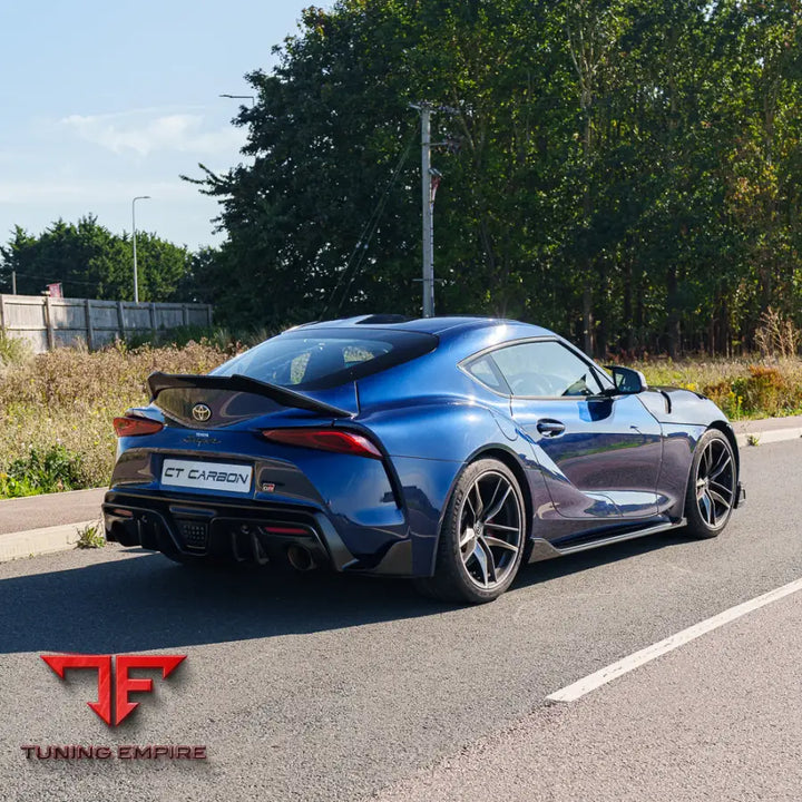 TOYOTA SUPRA 2019+ A90 CARBON FIBRE DIFFUSER ADD ON - CT CARBON