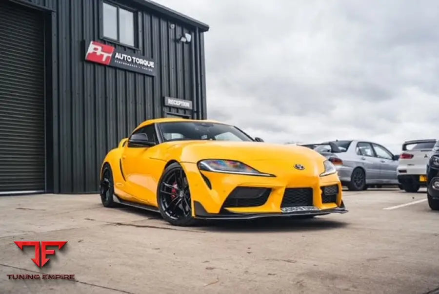 TOYOTA SUPRA 2019+ A90 CARBON FIBRE SPLITTER - V1 - CT CARBON