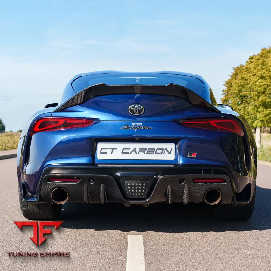 TOYOTA SUPRA 2019+ A90 CARBON FIBRE SPOILER - V2 - CT CARBON