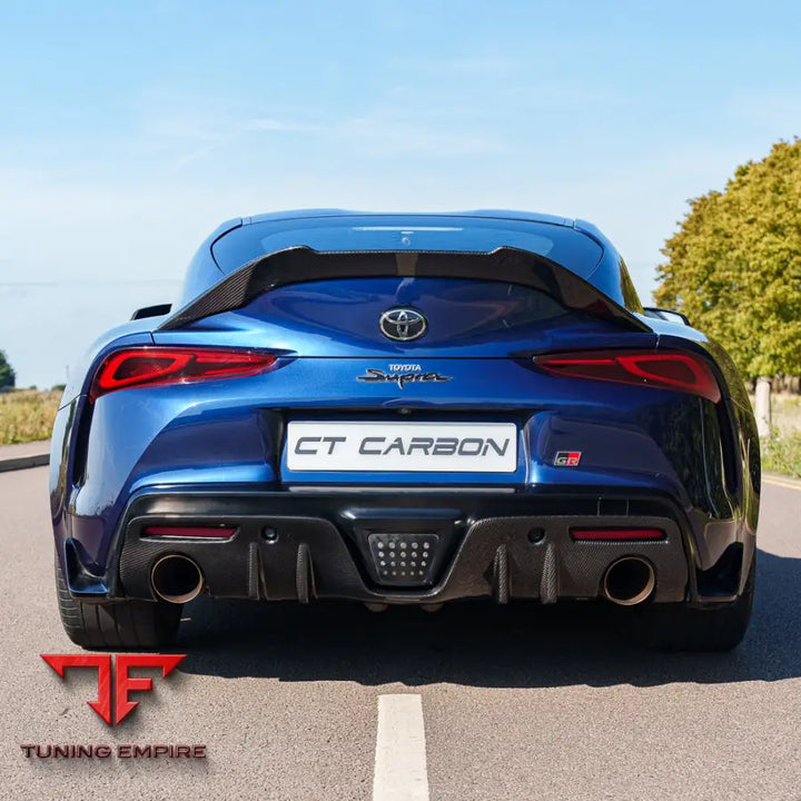 TOYOTA SUPRA 2019+ A90 CARBON FIBRE SPOILER - V2 - CT CARBON