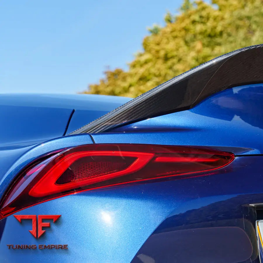 TOYOTA SUPRA 2019+ A90 CARBON FIBRE SPOILER - V2 - CT CARBON