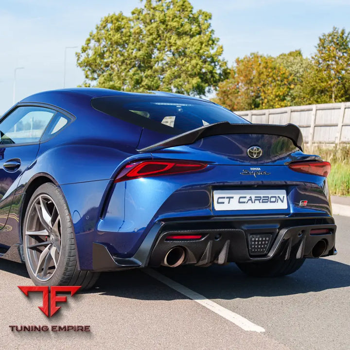 TOYOTA SUPRA 2019+ A90 CARBON FIBRE SPOILER - V2 - CT CARBON
