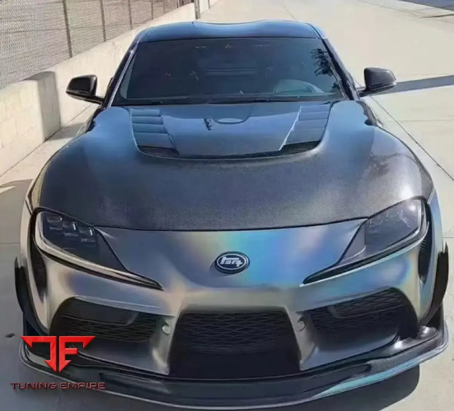 TOYOTA SUPRA A90 CARBON FIBER FRONT BONNET ENGINE COVER