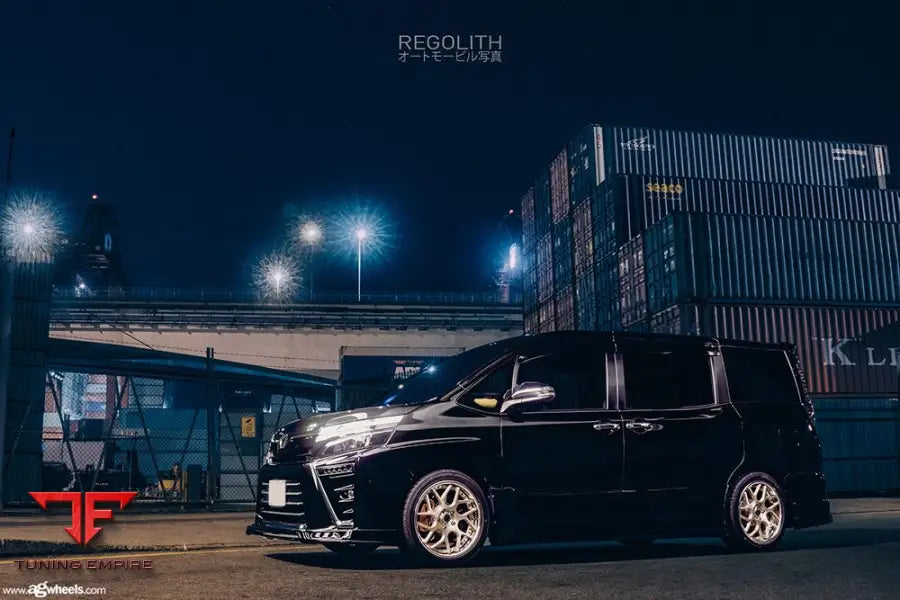 TOYOTA VOXY on custom forged wheels