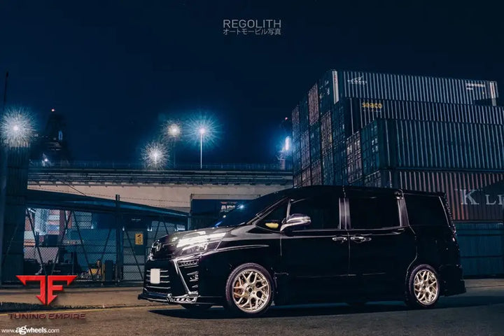 TOYOTA VOXY on custom forged wheels