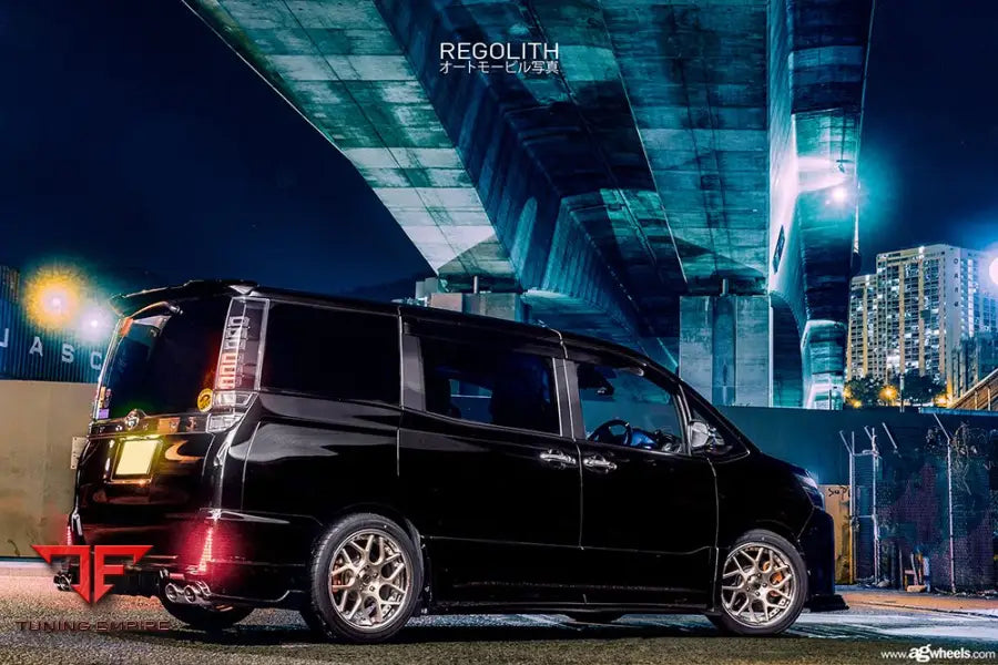 TOYOTA VOXY on custom forged wheels