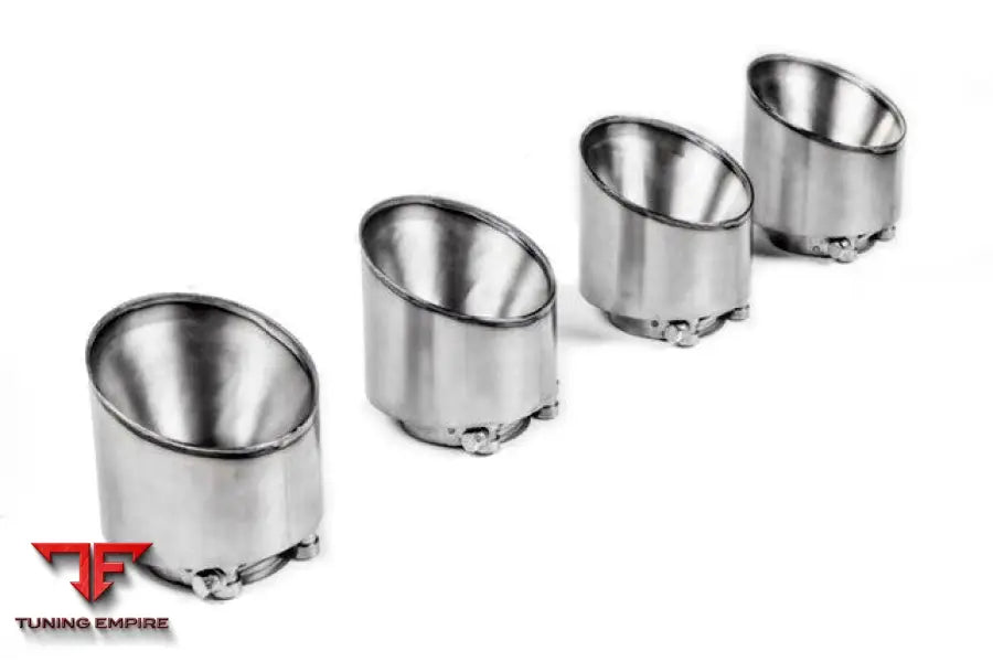 TUBI ABARTH 500 595 695 titanium end tips