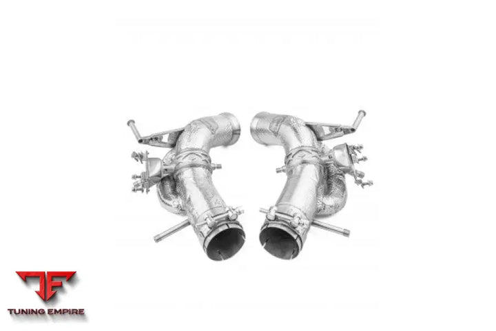 TUBI Ferrari 296 exhaust detail