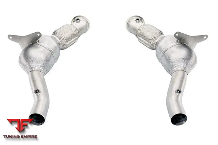 TUBI Ferrari 488 Pista race catalytic converters