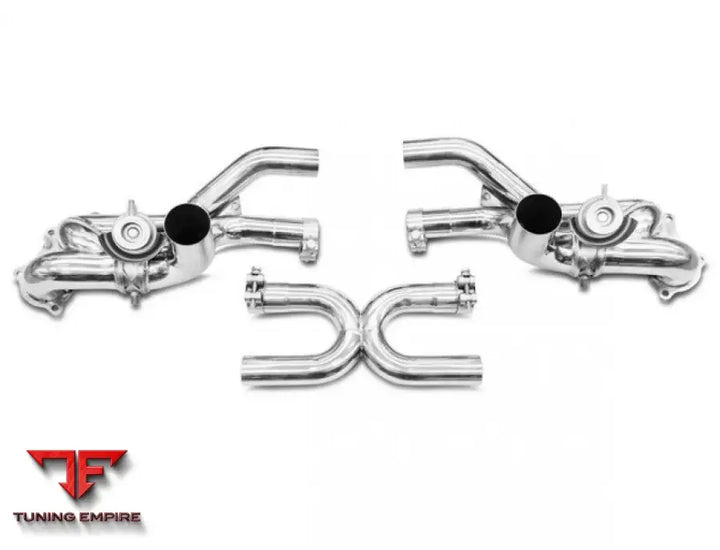 TUBI PORSCHE 718 CAYMAN GT4 SPYDER STRAIGHT PIPES INCONEL EXHAUST
